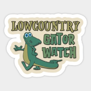 Lowcountry Gator Watch Sticker